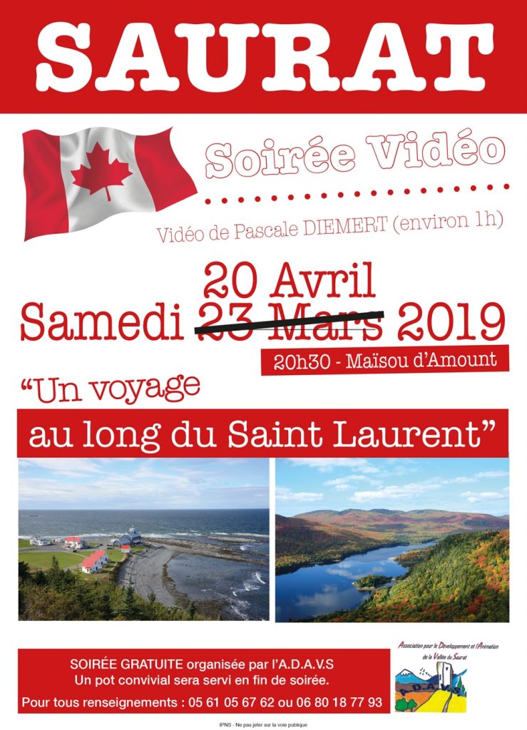 Au long du Saint Laurent - vidéo de Pascale Diemert