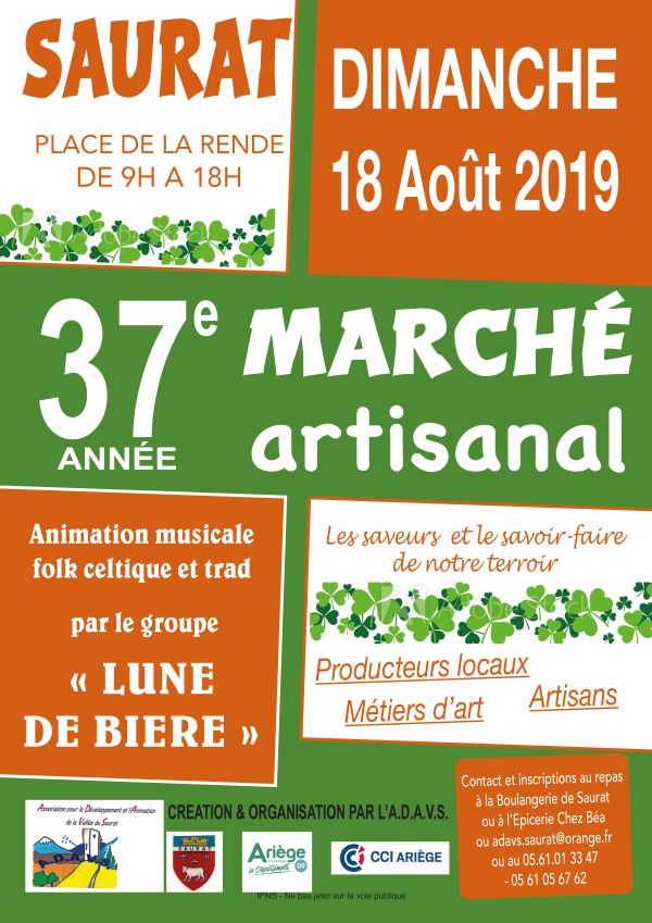 Marché artisanal aout 2019